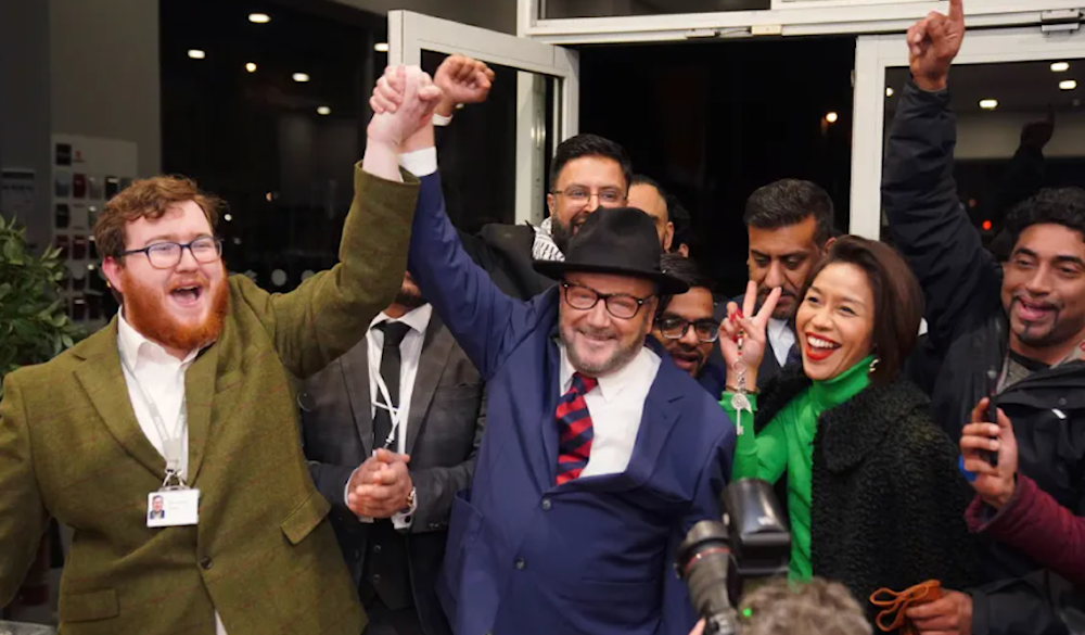 Intimidated by Galloway's pro-Palestine stance, Sunak 'alarmed' by win