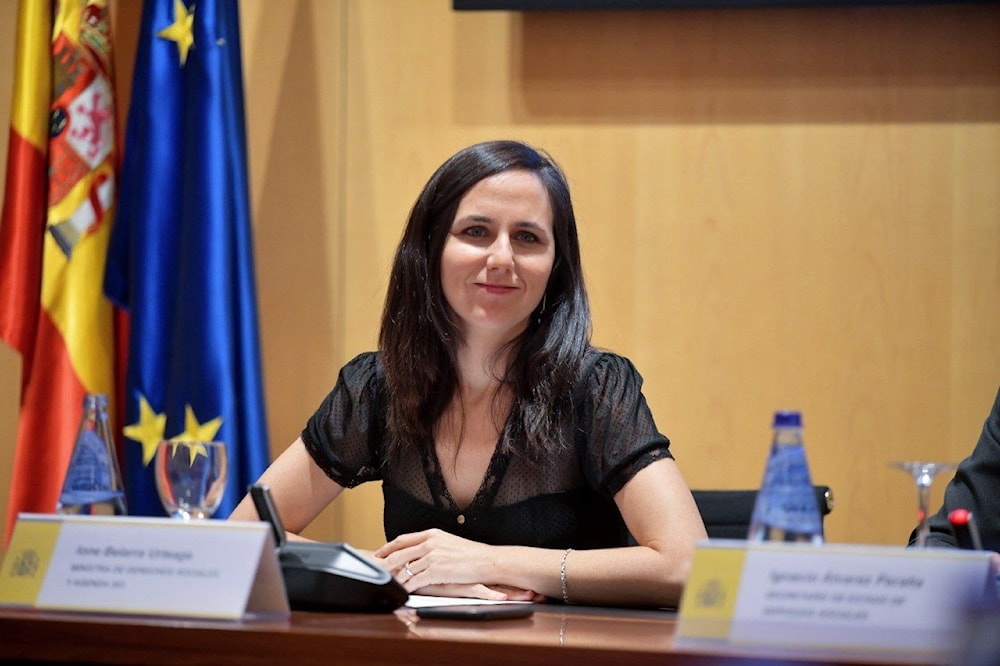 Ione Belarra at the Sectoral Conference on the Rights of Children and Adolescents on October 11, 2023. ( X / @ionebelarra)