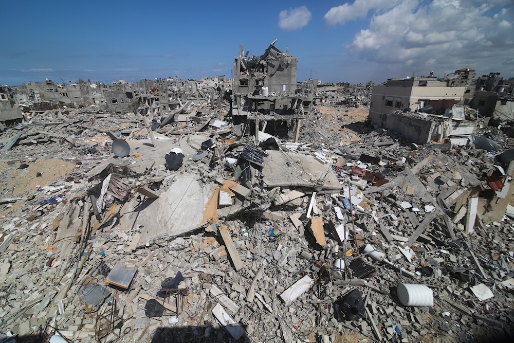 The destruction caused by the Israeli strikes on Khan Younis, Gaza Strip, is seen Friday, March 8, 2024.(AP)