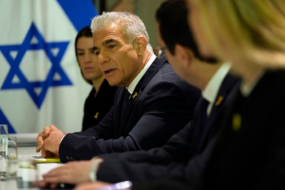 Israeli opposition leader Yair Lapid in 
