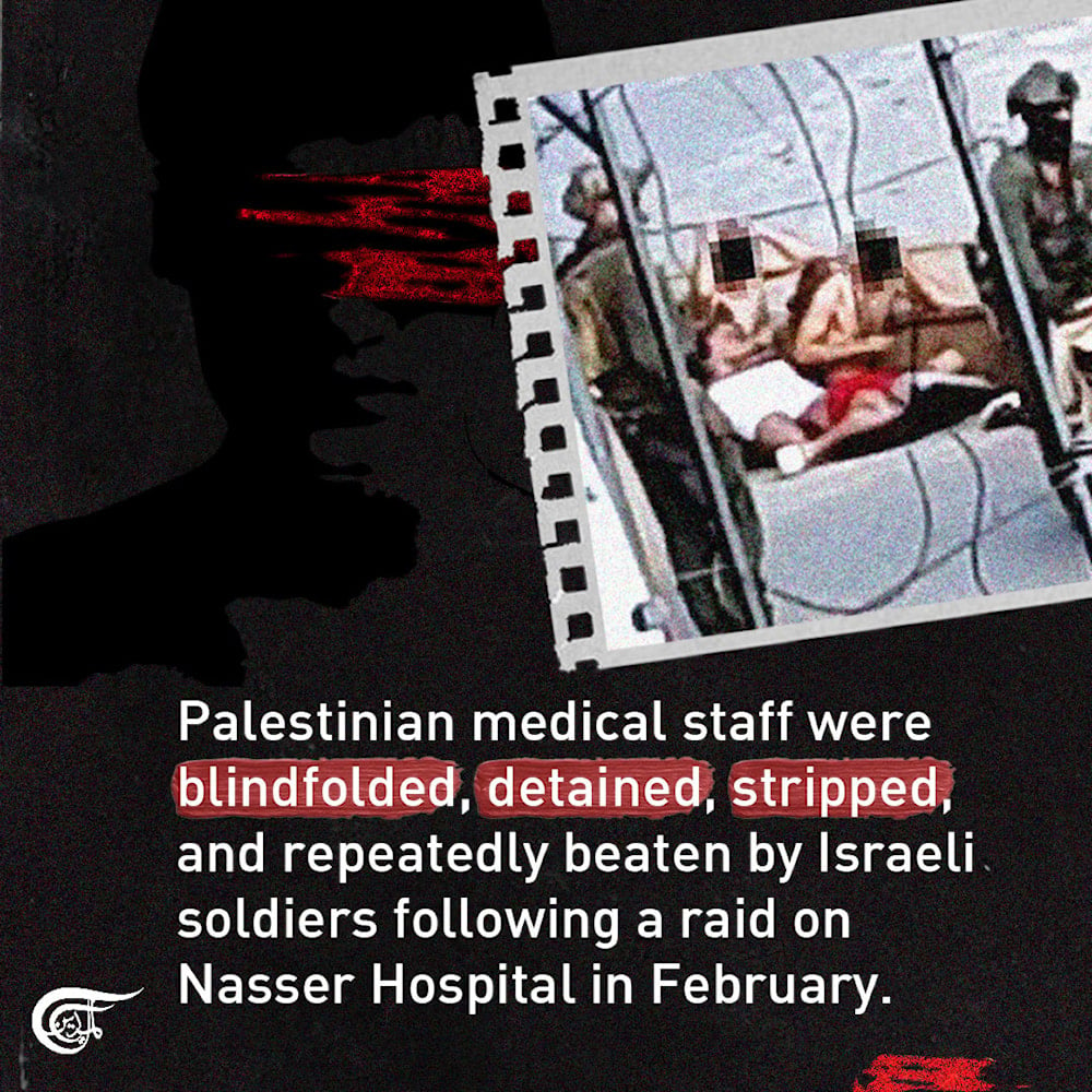 Gaza medical staff abused by Israeli soldiers in hospital raid