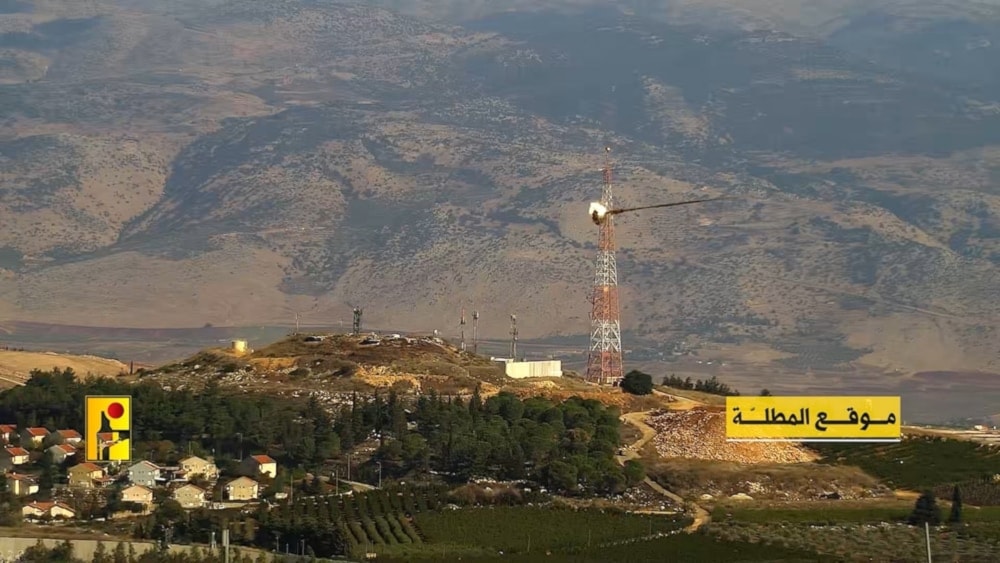 Israeli northern military sites under Hezbollah fire