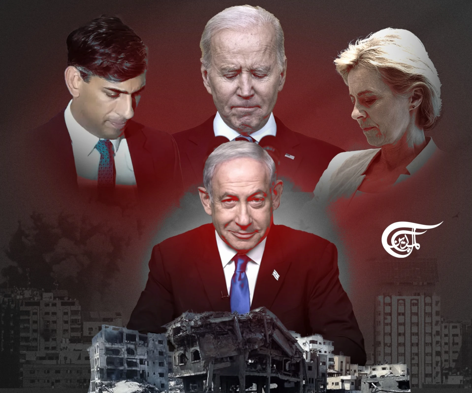 US, Europe conducting the genocide, and their colony in Palestine, 'Israel', is executing it