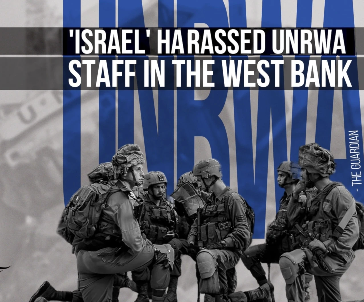 Israel harassed URWA staff in the West Bank