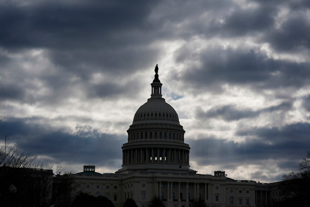 The Capitol in Washington, is framed by early morning clouds, Tuesday, March 19, 2024. (AP)