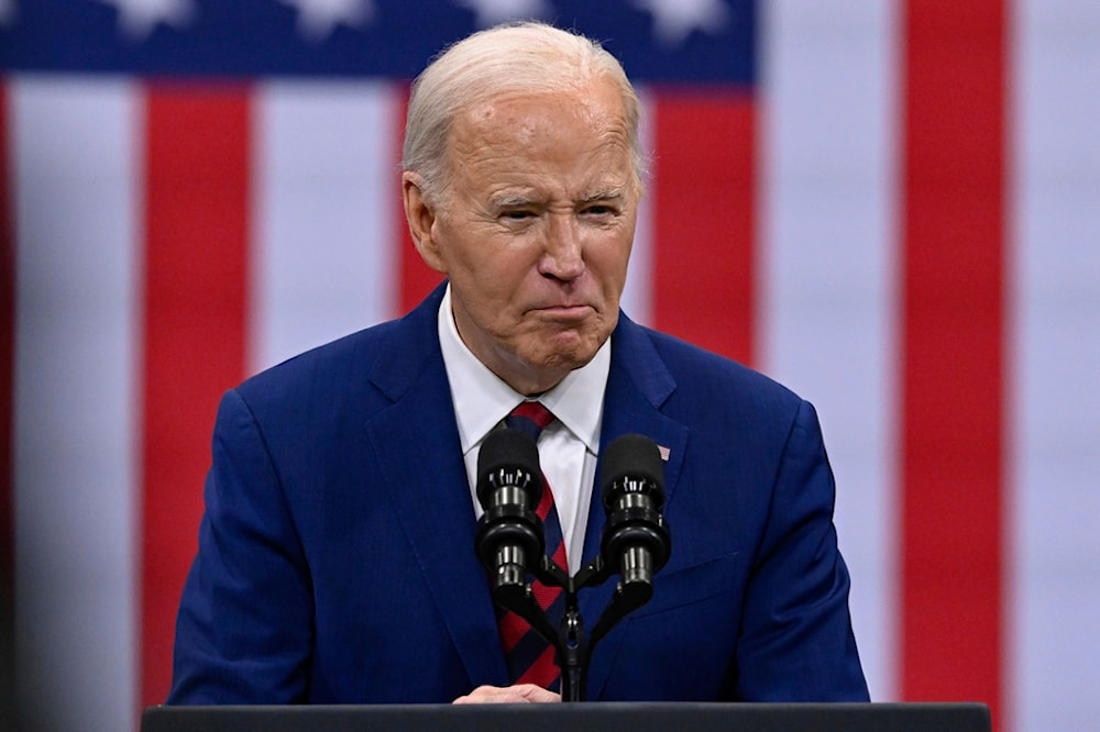President Joe Biden delivers a speech about healthcare at an event in Raleigh, N.C., Tuesday, March. 26, 2024. (AP)