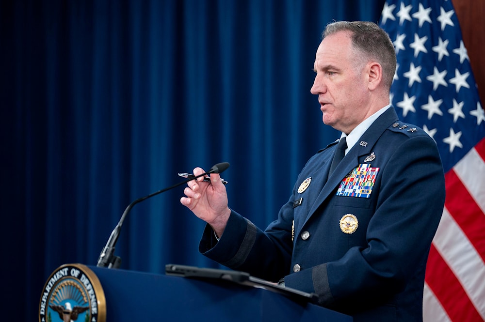 Pentagon Press Secretary Air Force Maj. Gen. Pat Ryder speaks during a press conference on Feb. 8, 2024, in Washington. (AP)