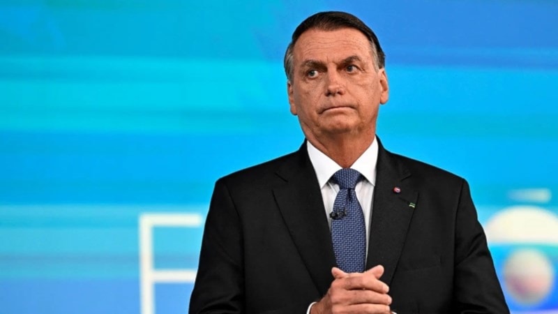 Jair Bolsonaro, then president of Brazil, in Rio de Janeiro, on October 28, 2022. (AFP)