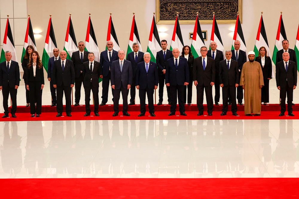 New Palestinian government