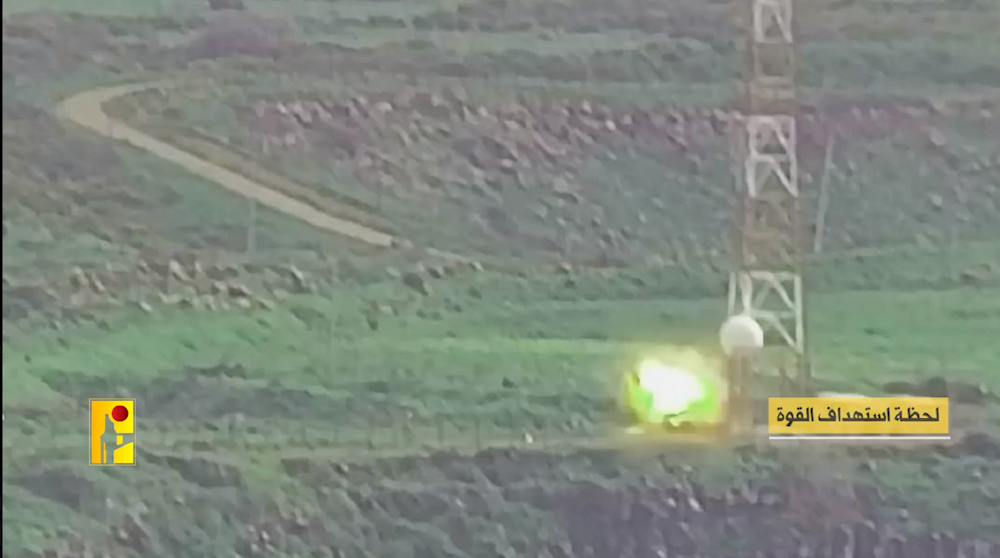 Hezbollah attacks an Israeli infantry force in al-Wazzani, southern Lebanon, March 3, 2024 (Screengrab from Military Media)