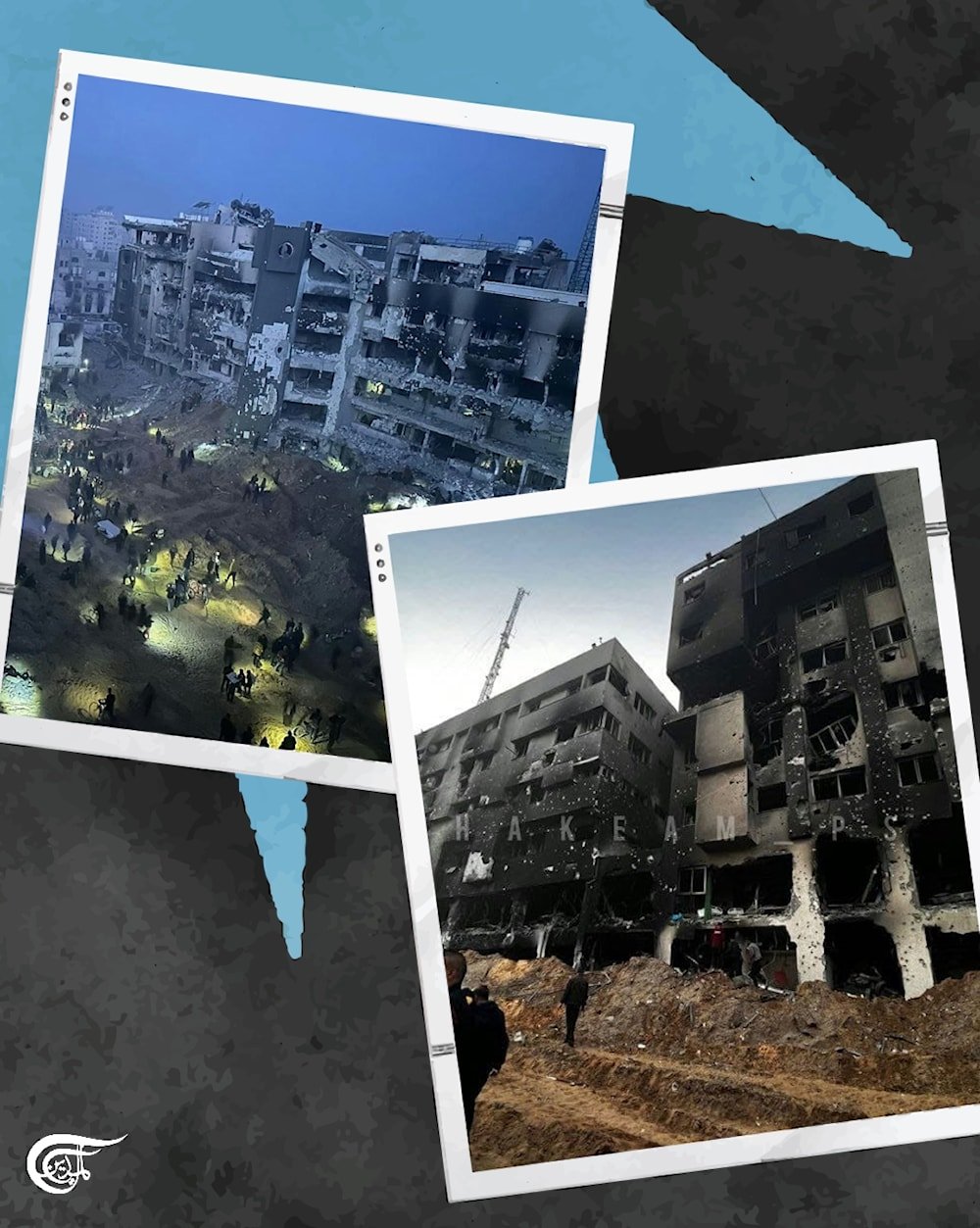 Shocking images show the aftermath of the Israeli raid on al-Shifa Hospital