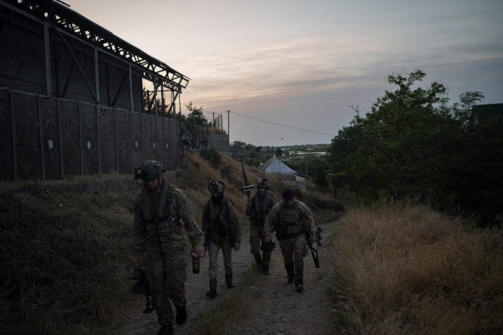 Ukraine Special Operations Forces return from a night mission in Kherson region on June 10, 2023. (AP)