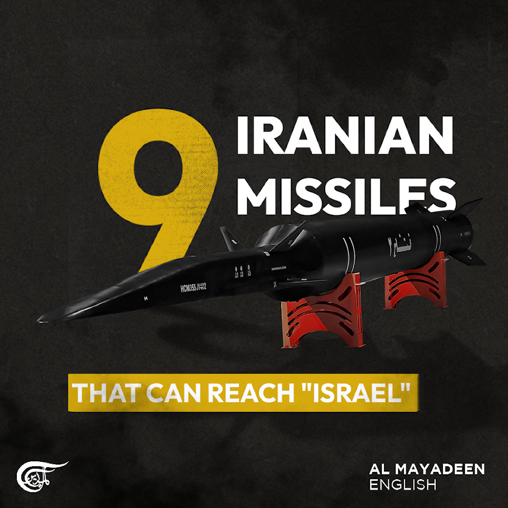 9 Iranian missiles that can reach Israel