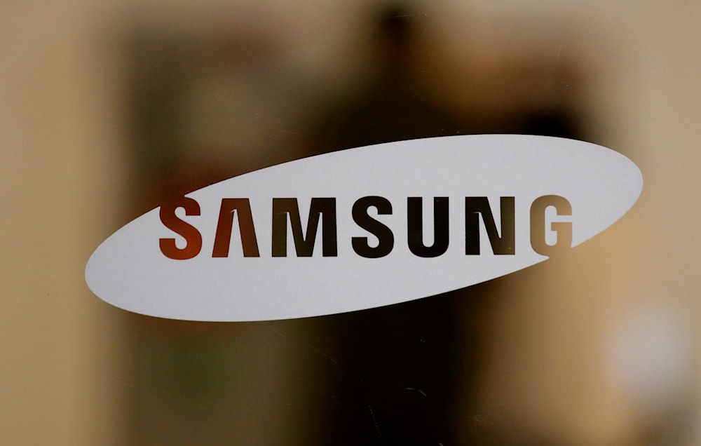 A logo of Samsung Electronics is seen at its Seocho building in Seoul, South Korea, Sunday, Oct. 25, 2020. (AP)
