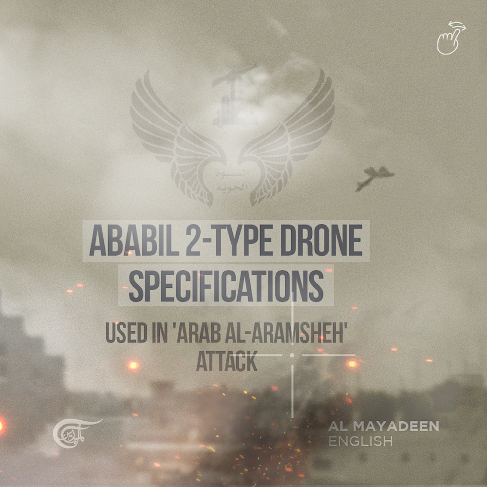 Ababil 2-type drone specifications used in 'Arab al-Aramsheh' attack 