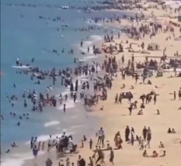 Palestinians swimming at Gaza's beaches enrages Israelis