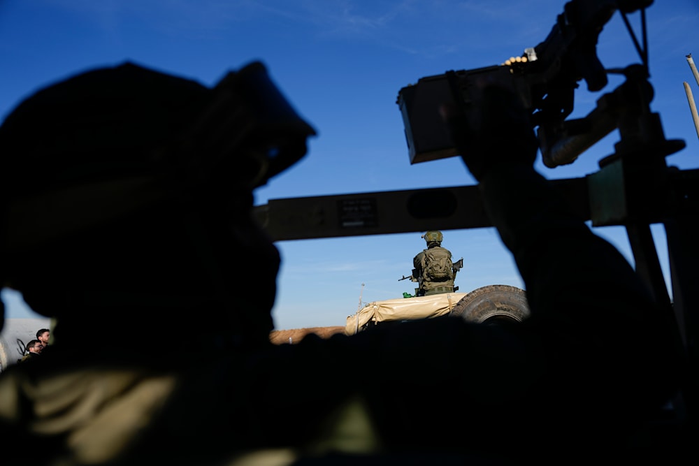 Israeli occupation soldiers during the invasion of Gaza, occupied Palestine, February 8, 2024 (AP)