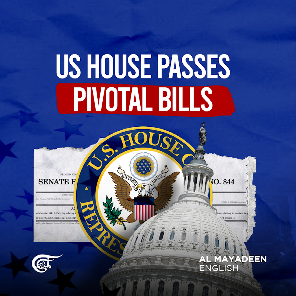 US House passes pivotal bills
