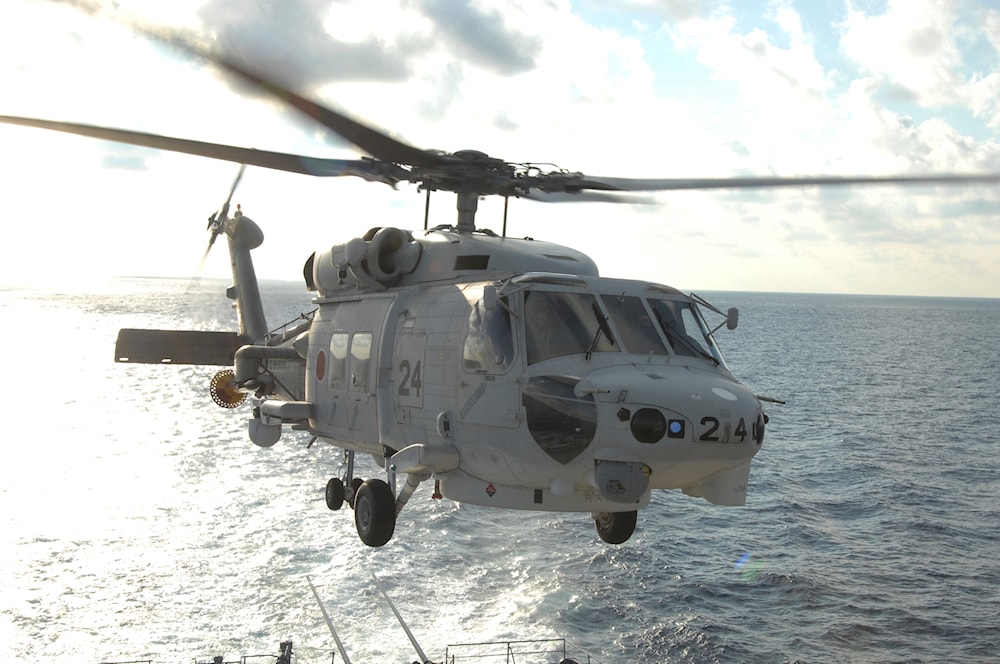 This undated photo released by and taken from the official website of the Japan Maritime Self-Defense Force shows a SH-60K chopper.(AP)