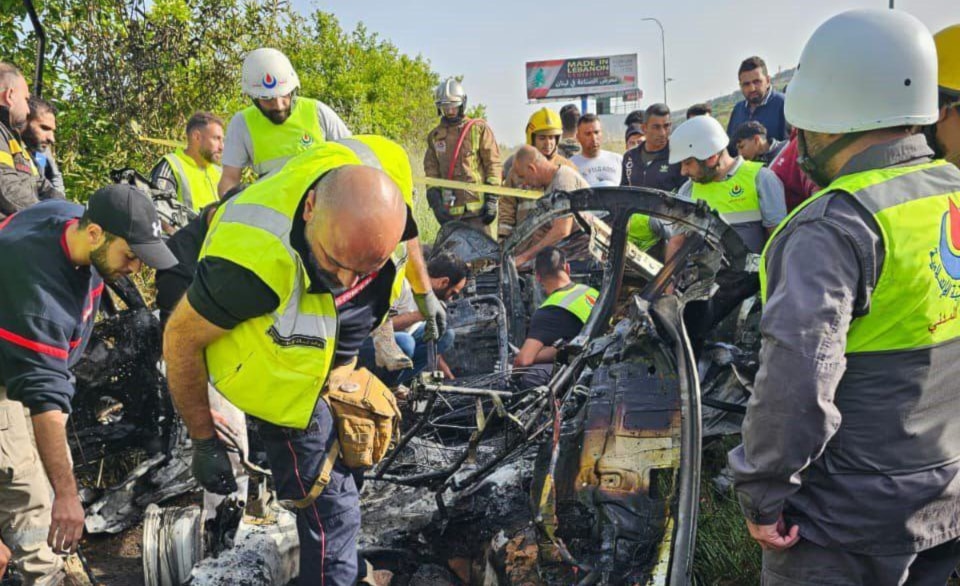 Israeli drone strikes car in South Lebanon