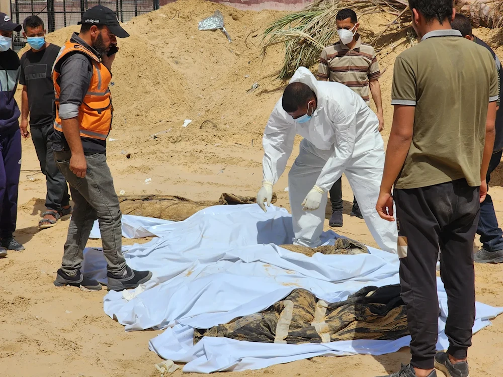 Nearly 400 decomposing bodies uncovered in Nasser Hospital Khan Younis