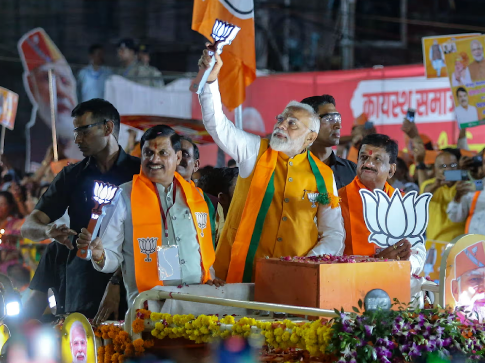 Modi and rivals trade accusations as voter turnout slumps 