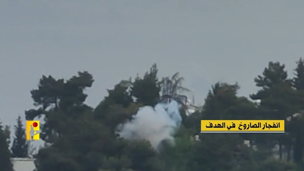 Hezbollah releases footage of targeting Al-Manara Command with Almas