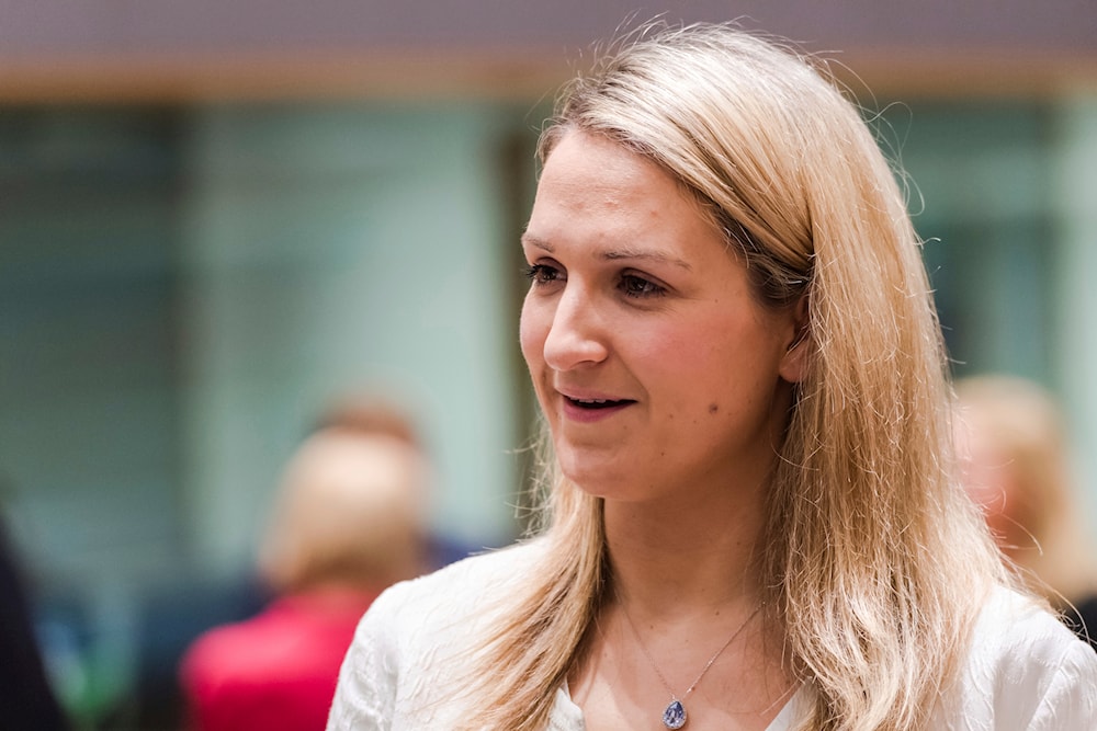 Ireland's European Affairs Minister Helen McEntee arrives for an EU general affairs meeting at the EU Council in Brussels on Monday, Jan. 29, 2018. (AP)