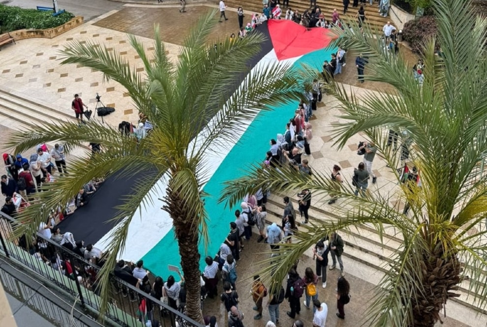 Lebanon students join global protests against Israeli genocide in Gaza