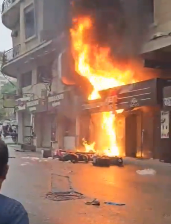 Gas leakage in Beirut restaurant results in horrifying fire