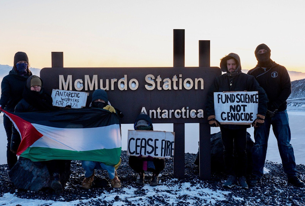 Pro-Palestine protests reach Antartica