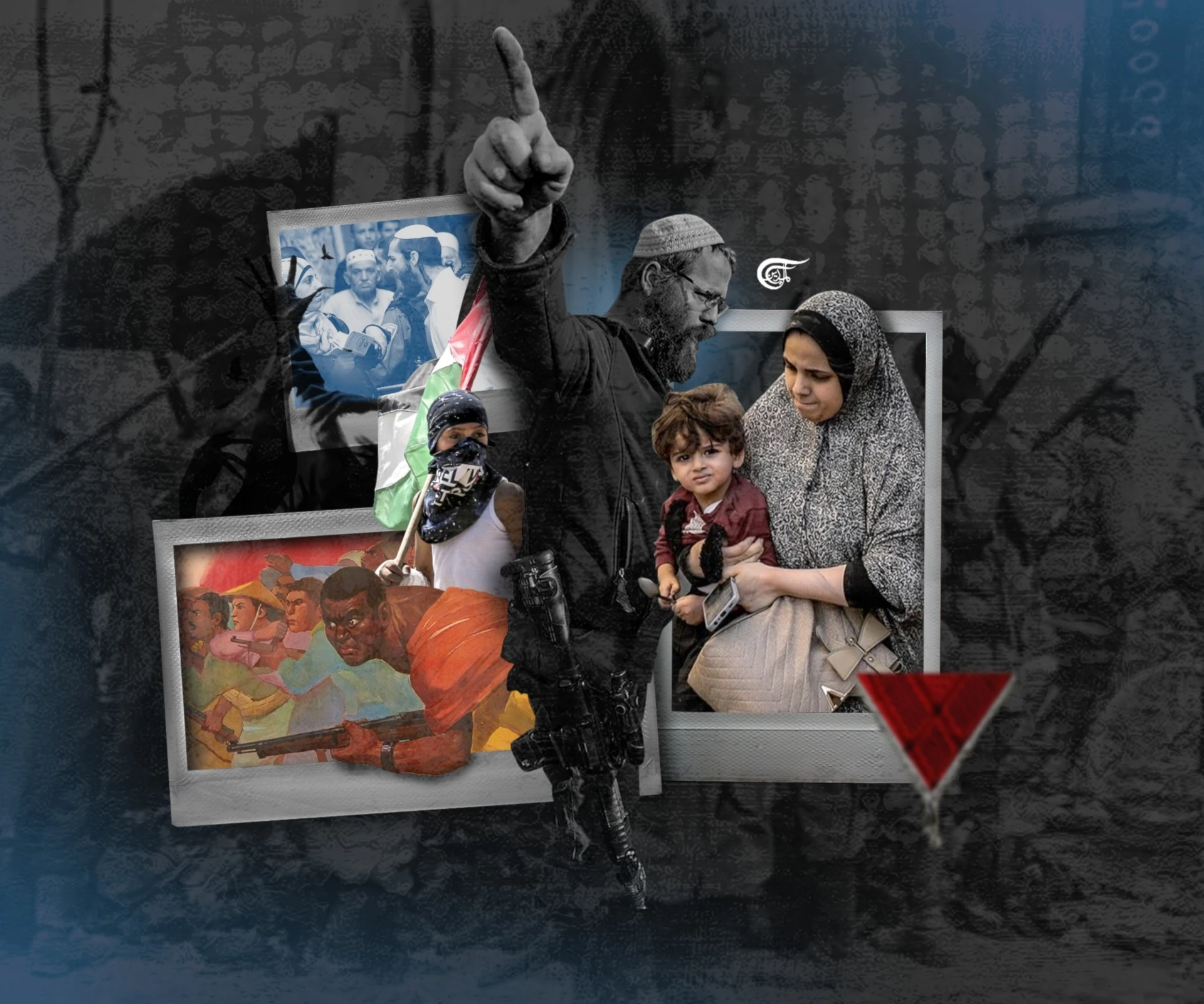 In launching their counter-violence against the colonizers and settlers, the colonized demonstrate a level of planning and discipline that defines the objectives of their revolutionary endeavor. (Al Mayadeen English; Illustrated by Zeinab El-Hajj)