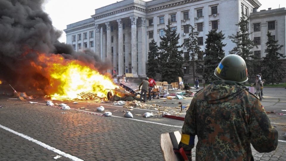 Images from the Odessa Massacre on May 2, 2014 (Social Media)