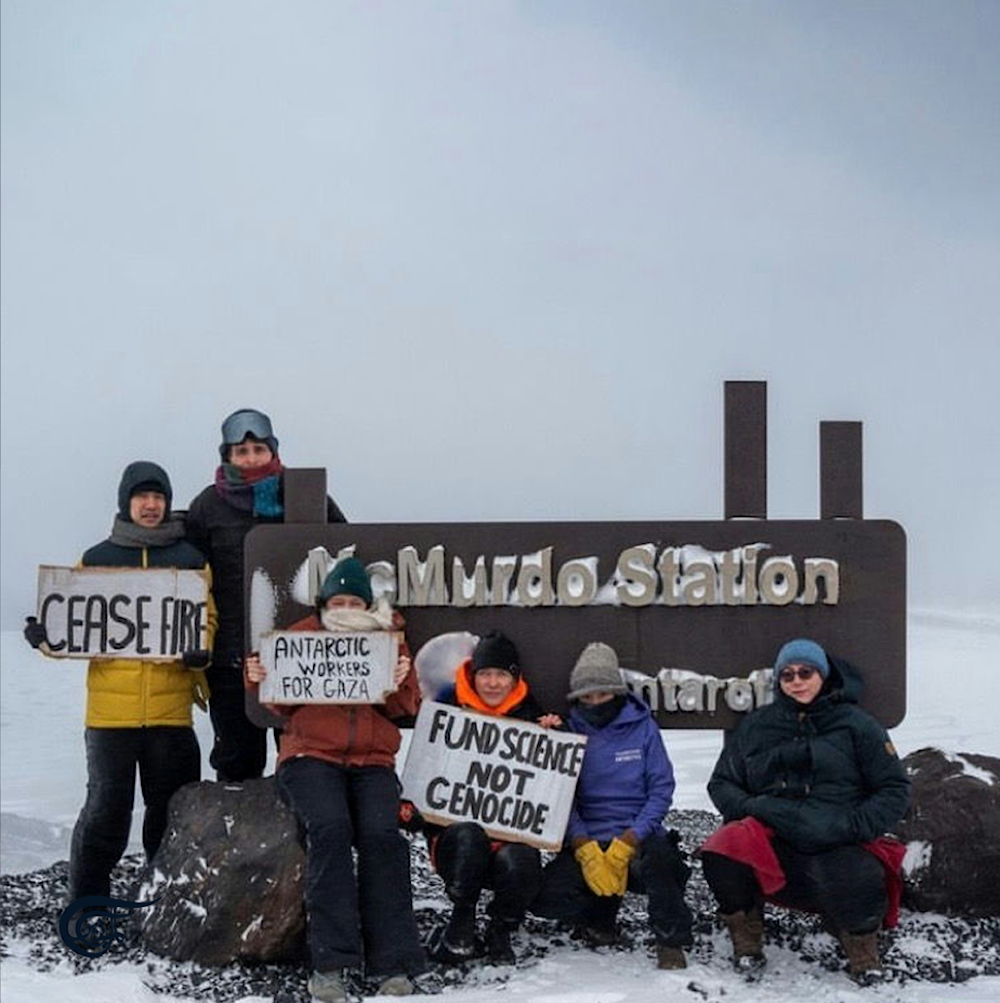Pro-Palestine protests reach Antarctica
