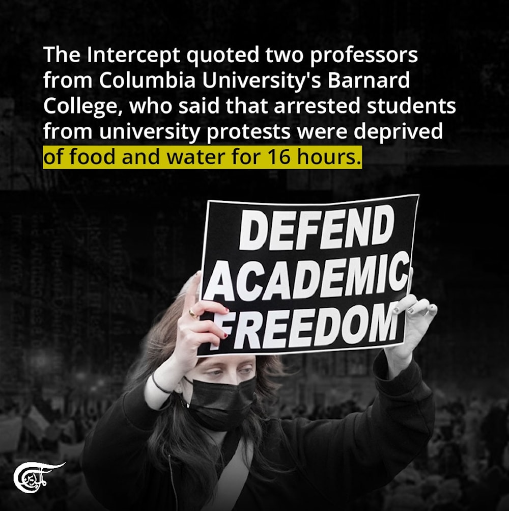 No food or water: This is how NYPD treated student protesters