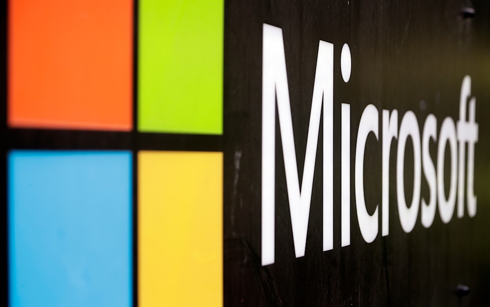 The Microsoft company logo is displayed at their offices in Sydney, Australia, on Wednesday, Feb. 3, 2021.(AP)