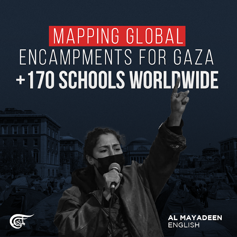 Mapping global encampments for Gaza