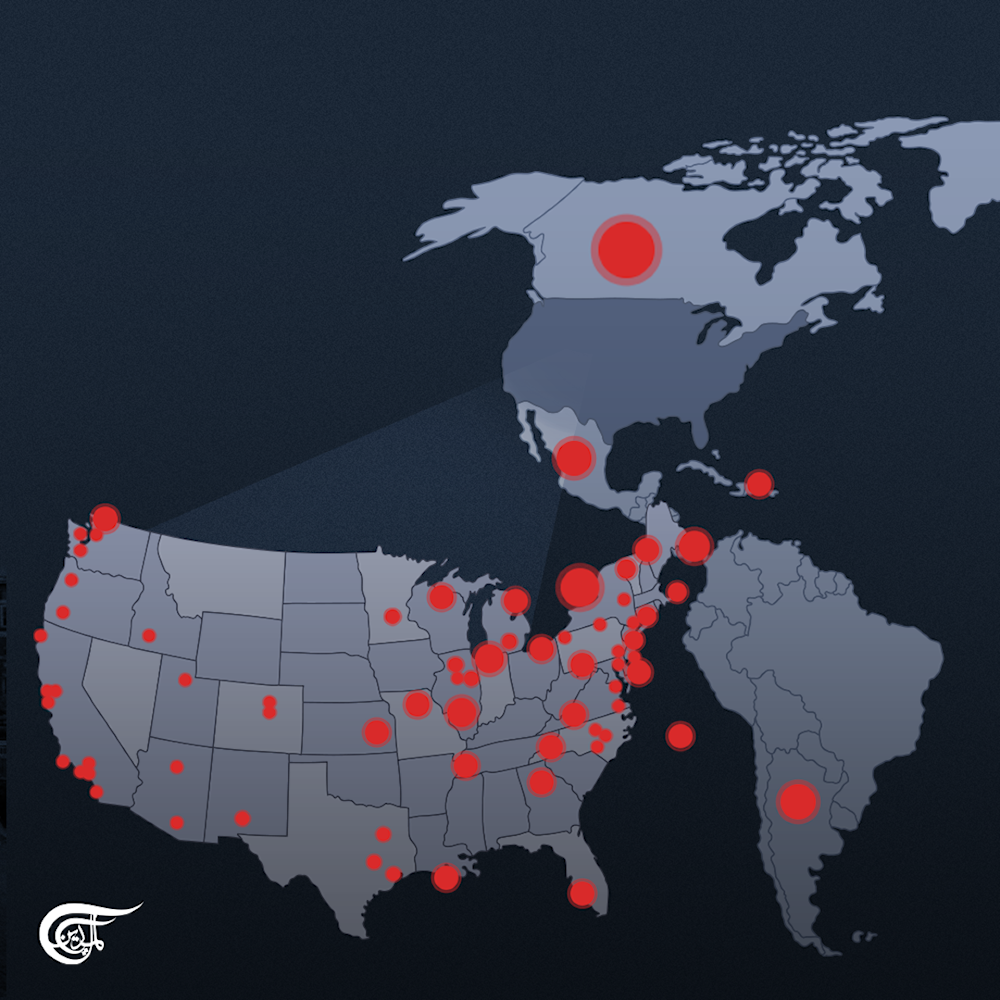 Mapping global encampments for Gaza