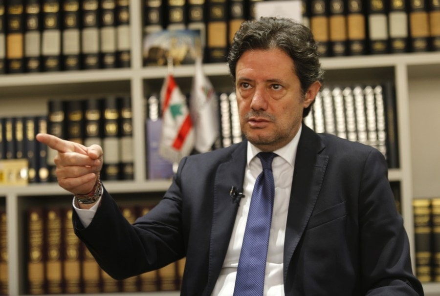 Lebanese caretaker Minister of Information, Ziad Makary. (NNA)