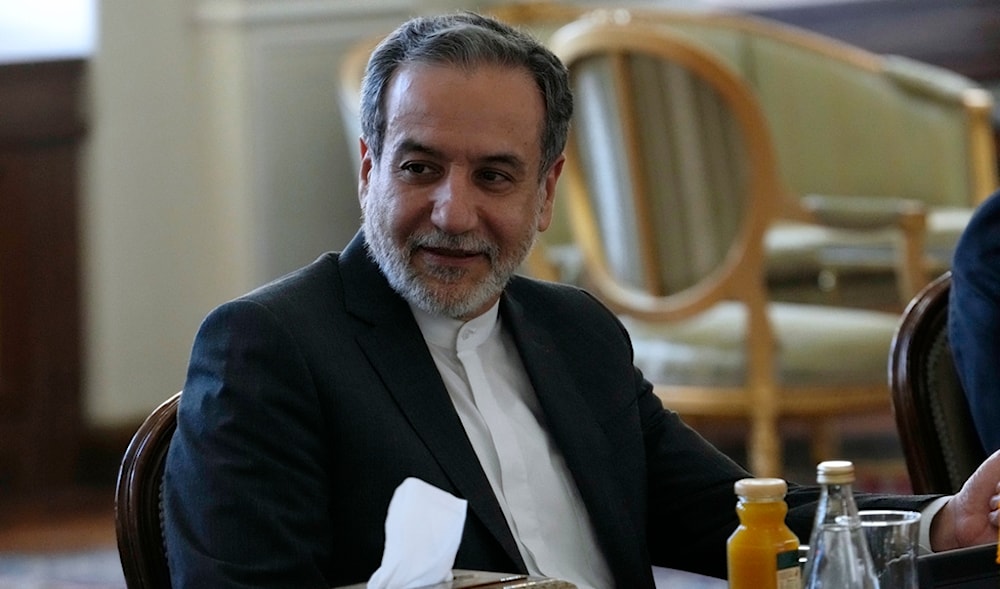 Iranian Foreign Minister Abbas Araghchi attends a meeting in Tehran, Iran, Monday, Aug. 26, 2024. (AP)