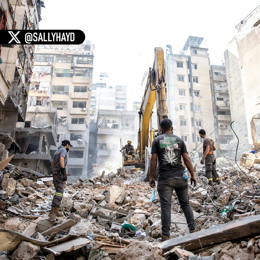 Israeli airstrikes on Beirut leave trails of ruins and blood