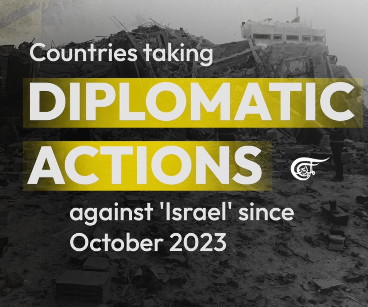 Countries taking diplomatic actions against 'Israel' since October 2023 Countries taking diplomatic actions against 'Israel' since October 2023