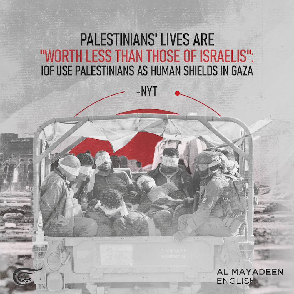 Palestinians lives are worth less than those of Israelis: IOF use Palestinians as human shields in Gaza