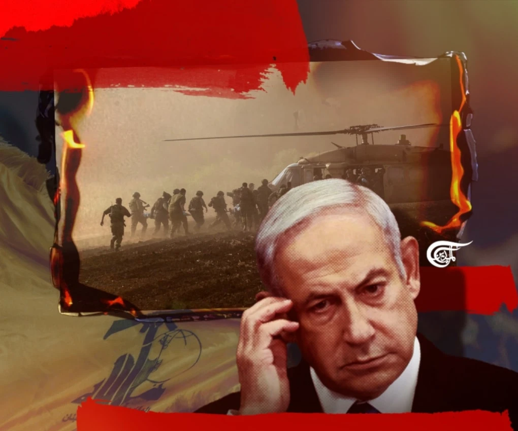 Netanyahu has already fallen into the trap of a huge cat and mouse, or a “whack-a-mole” game, which is hugely costly and simply unsustainable. (Al Mayadeen English; Illustrated by Ali Al-Hadi Shmeiss)