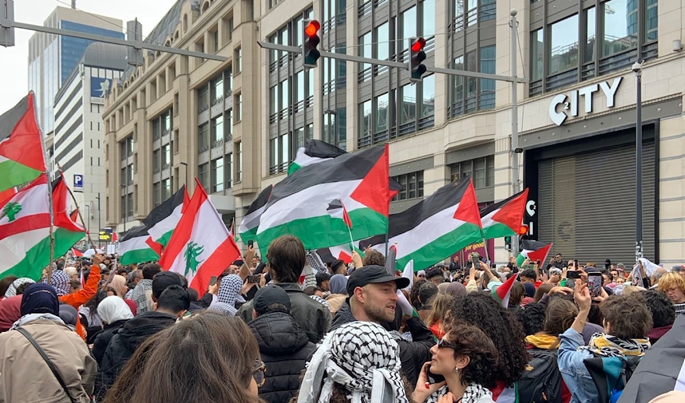 Thousands rally in Brussels to demand ceasefire in Gaza, Lebanon