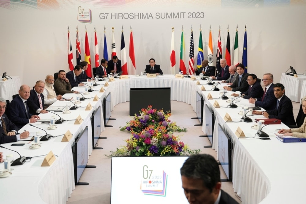 G7 leaders allocate $50 billion to Ukraine from frozen Russian assets