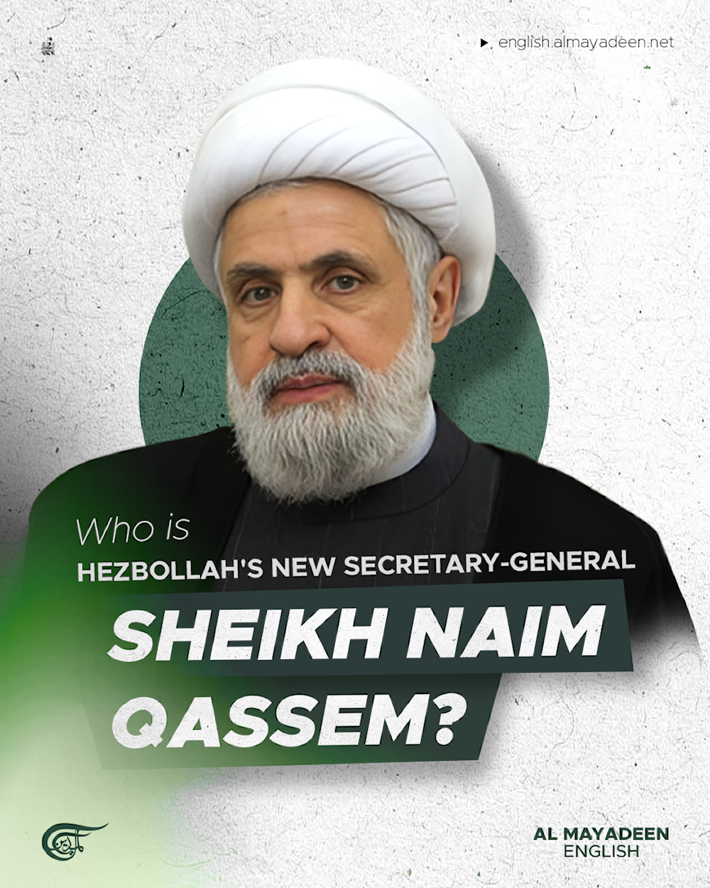 Who is Hezbollah Secretary-General Sheikh Naim Qassem?