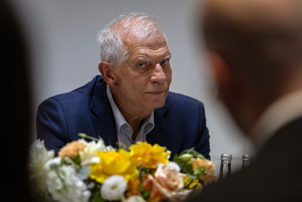 European Union foreign policy chief Josep Borrell, listens to a question from a journalist during a press conference in Dubai, United Arab Emirates, on September 17, 2024. (AP)