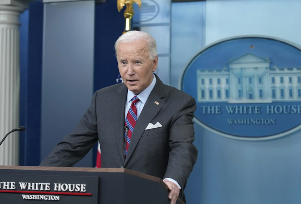 Biden says he would weigh alternatives to striking Iranian oil