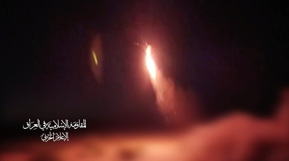 Iraqi Resistance releases video of latest operations against the Israeli occupation on October 4, 2024. (ScreenGrab/Islamic Resistance of Iraq)